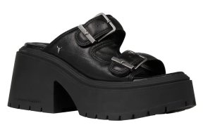 WindsorSmith Covert Sandal Black Leather