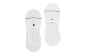 Tommy Hilfiger Σετ 2 Ζευγάρια Κάλτσες Κοντές 701233710 003 Λευκό
