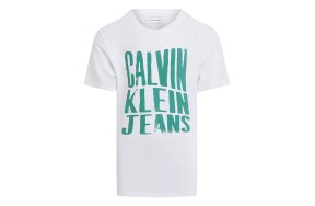 Calvin Klein Παιδικό T-Shirt Για Αγόρια IB0IB02459 YAF Λευκό