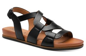 Jana 100% Comfort Γυναικείο Flat Πέδιλο 8-28161-44 001 Μαύρο