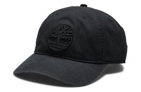 Timberland Cotton Canvas Baseball Cap A61UJ 001 Μαύρο