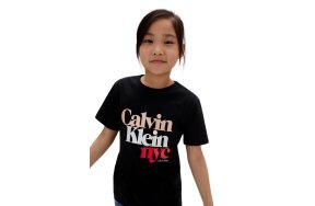Calvin Klein Παιδικό T-Shirt Για Κορίτσια IG0IG02991 BEH Μαύρο