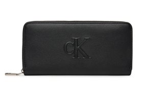 Calvin Klein Γυναικείο Μεγάλο Πορτοφόλι LV04K1005G UB1 Μαύρο
