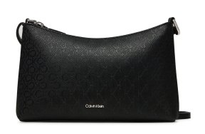 Calvin Klein Γυναικεία Τσάντα Ck Must Aop Conv Logo Jqd Strap LV04F3099G UB1 Μαύρο