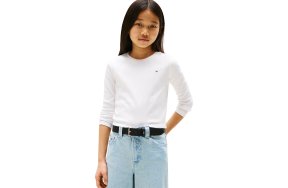 Tommy Hilfiger Παιδική Μπλούζα Για Κορίτσια KG0KG08631 YBR Λευκό