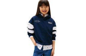 Tommy Hilfiger Παιδικό Φούτερ Για Κορίτσια KG0KG08687 C1G Μπλε
