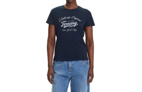Tommy Hilfiger Γυναικείο T-Shirt DW0DW21404 C1G Μπλε