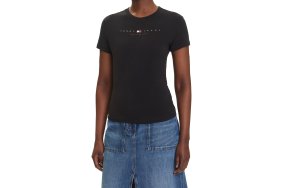 Tommy Hilfiger Γυναικείο T-Shirt DW0DW21422 BDS Μαύρο