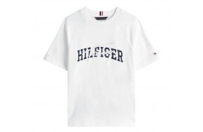 Tommy Hilfiger Παιδικό T-Shirt Για Αγόρια KB0KB09726 YBR Λευκό