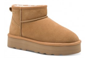 S.Oliver Γυναικείο Δερμάτινο Μποτάκι Flat 5-26352-41 305 Cognac