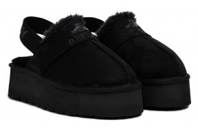 Replay Γυναικεία Παντόφλα Με Γούνα Chic Slipper RF5A0013T 0003 Μαύρο