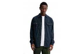 Tommy Hilfiger Ανδρικό Τζιν Πουκάμισο DM0DM22122 1BJ Μπλε Σκούρο
