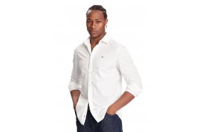 Tommy Hilfiger Ανδρικό Πουκάμισο DM0DM22026 YBL Λευκό