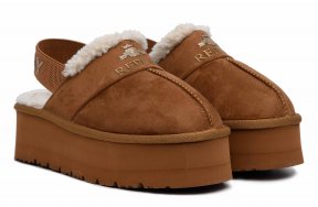 Replay Γυναικεία Παντόφλα Με Γούνα Chic Slipper RF5A0013T 0012 Ταμπά