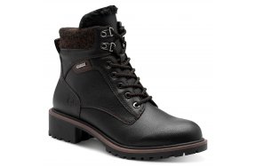 Tamaris Γυναικείο Αδιάβροχο Μποτάκι 1-26266-43 020 Black Matt