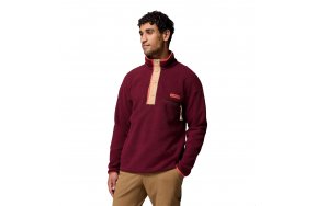 Columbia Ανδρική μπλούζα Helvetia™ II Half Snap Fleece 2090891 624 Μπορντώ