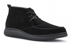 Clarks Ανδρικό Δερμάτινο Μποτάκι RelaxLite Moc 26184688 Black Suede