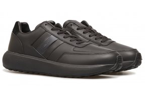 Calvin Klein Ανδρικό Δερμάτινο Sneaker HM0HM01957 0GJ Μαύρο