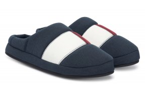 Tommy Hilfiger Ανδρική Παντόφλα Σπιτιού FM0FM05613 DW5 Μπλε