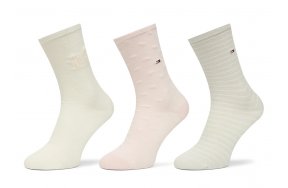 Tommy Hilfiger Σετ 3 Ζευγάρια Γυναικείες Κάλτσες 701236464 002 Pink