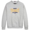 Tommy Hilfiger 1985 Varsity Sweatshirt KB0KB08301 PIN New Light Grey Heather
