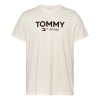 Tommy Hilfiger T-Shirt Tjm Slim Essential DM0DM18264 YBH Ancient White Μπεζ