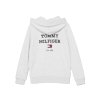 Tommy Hilfiger TH Logo Full Zip Hoodie KB0KB08710 P1N New Light Grey Heather