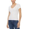 Tommy Hilfiger Tjw Slim Essential Rib V DW0DW17385 YBR White