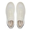 Clarks Ανδρικό Δερμάτινο Sneaker CourtLite Run 26176726 White Nubuck