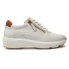 Clarks Γυναικείο Δερμάτινο Sneaker Tivoli Zip 26176650 Off White Leather