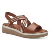 Tamaris Comfort Δερμάτινη Πλατφόρμα 8-88707-42 441 Nut Glam