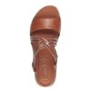 Tamaris Comfort Δερμάτινη Πλατφόρμα 8-88707-42 441 Nut Glam