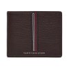 Tommy Hilfiger Ανδρικό Δερμάτινο Πορτοφόλι Th Casual CC And Coin AM0AM12527 GB6 Καφε