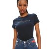 Tommy Hilfiger Γυναικείο T-Shirt DW0DW18398 C1G Μπλε