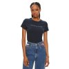 Tommy Hilfiger Γυναικείο T-Shirt DW0DW18398 C1G Μπλε