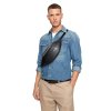 Calvin Klein Jeans Ανδρικό Τσαντάκι  Monogram Waistbag38 K50K512029 BEH Μαύρο