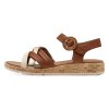 Tamaris Flat Πέδιλο 1-28129-44 392 Cognac Comb