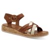 Tamaris Flat Πέδιλο 1-28129-44 392 Cognac Comb