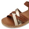 Tamaris Flat Πέδιλο 1-28129-44 392 Cognac Comb