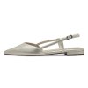 Tamaris Γυναικείο Flat Πέδιλο 1-29405-44 179 Champagne