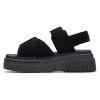Clarks Δερμάτινη Πλατφόρμα Evamar Wish 26181199 Μαύρο