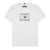 Tommy Hilfiger Παιδικό T-Shirt Για Αγόρια KB0KB09538 YBR Λευκό