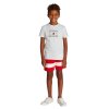 Tommy Hilfiger Παιδικό T-Shirt Για Αγόρια KB0KB09538 YBR Λευκό