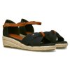 Tommy Hilfiger Rope Wedge Sandal T3A7-33801-0048 999 Μαύρο