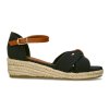 Tommy Hilfiger Rope Wedge Sandal T3A7-33801-0048 999 Μαύρο