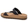 Fantasy Sandals Δερμάτινη Παντόφλα Caterina S346 Black