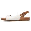 Jana 100% Comfort Γυναικείο Flat Πέδιλο 8-28160-42 100 Λευκό