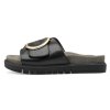 Tamaris Comfort Δερμάτινη Παντόφλα 8-87106-42 022 Black Nappa