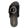Tamaris Comfort Δερμάτινη Παντόφλα 8-87106-42 022 Black Nappa