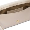 Calvin Klein Γυναικεία Τσάντα Minimal Monogram Shoulder Pouch LV04K3161G RMU Μπεζ